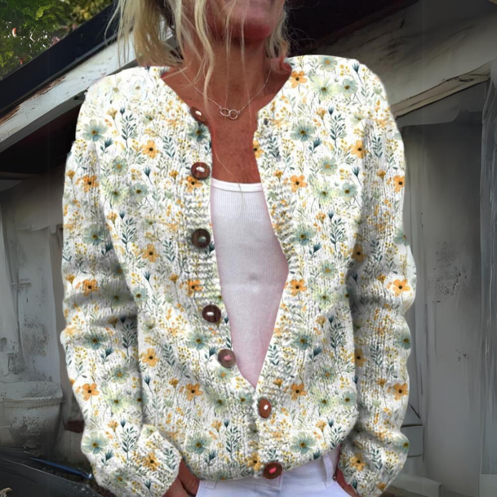 Talia™ | Vest Met Bloemenprint