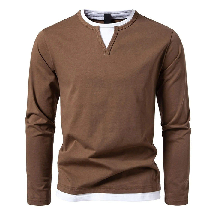 Diego™ | Henley met lange mouwen