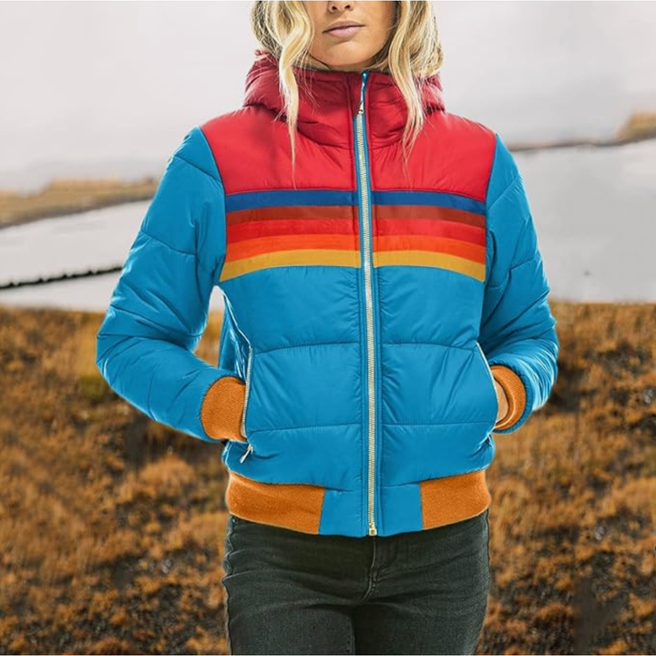 Rosa™ | Retro Parka met Kunstbont Capuchon voor Dames