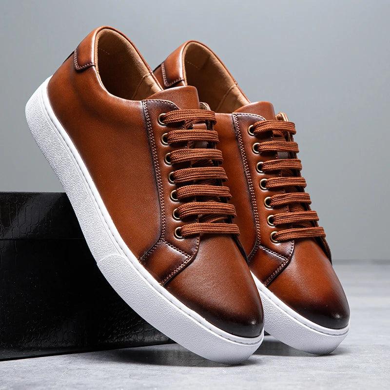 Franco™ | Leren Herensneaker